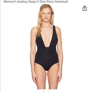 Mara Hoffman Deep V Audrey One Piece Suit